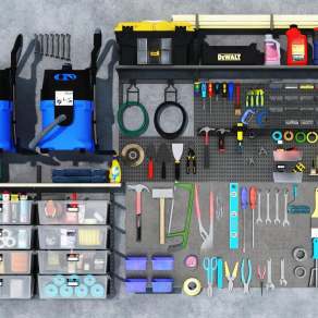 现代五金工具3D模型下载